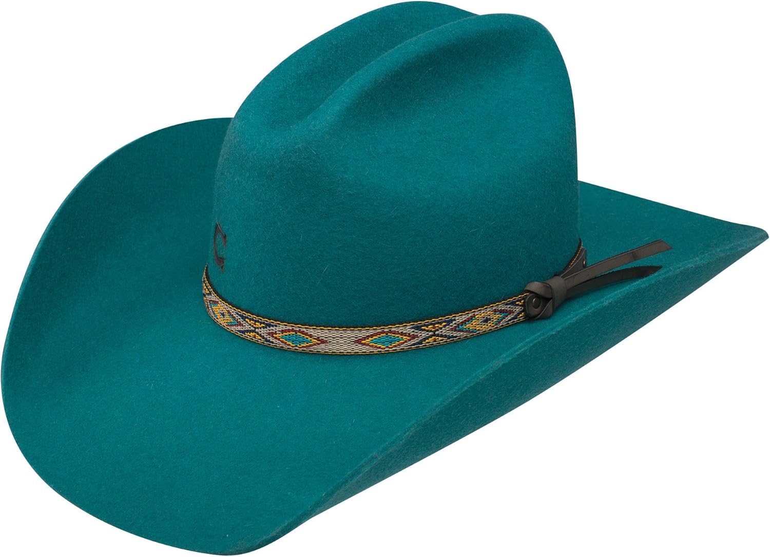 Stetson & Dobbs CWTWIT2540 Womens Teal With It Cowboy Hat, Teal 6 7/