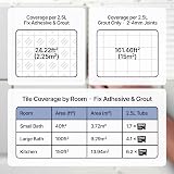Hemway Cream Ready Mixed Grout & Fix 4.5kg/2.5L Wall & Tile Adhesive view 4