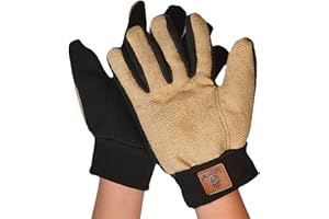 H HANDSON HandsOn Finishing Gloves - Pony & Horse Grooming Mits - Equestrian Horse Brush for Shining & Shedding Coat Care (Small/Medium, Pack of 1 Pair)