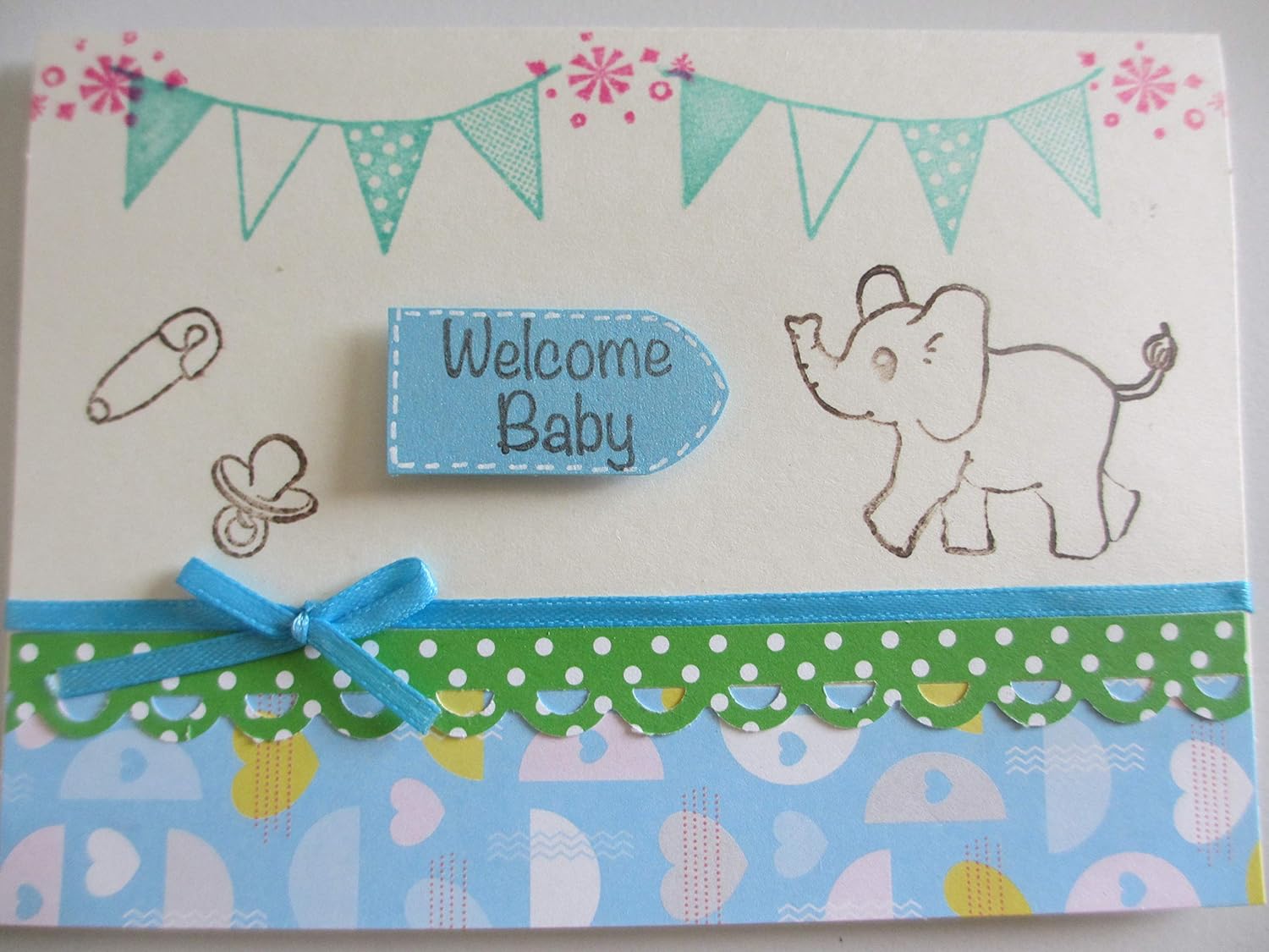 handmade baby envelope