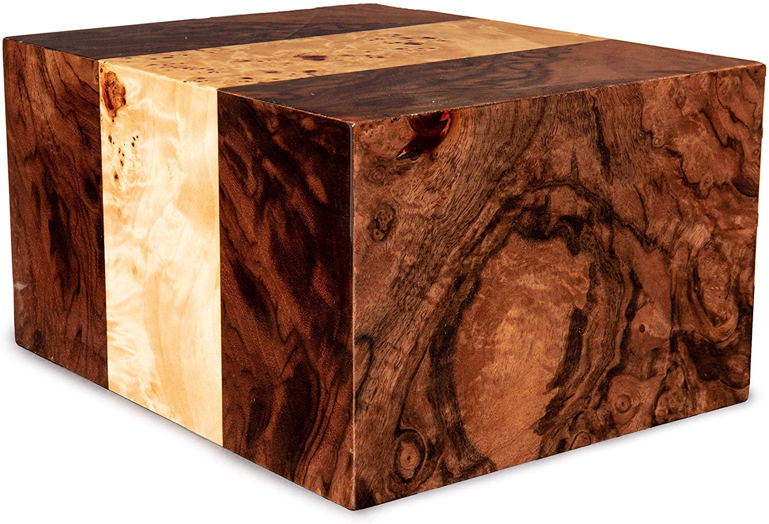 Chateau Urns® - Labarde-Large Memorial Urn-Cremation Urns for Human Ashes - Wooden Box for Ashes - Large (up to 250 lbs/250 cu. in.) -Wood Urn for Human Ashes