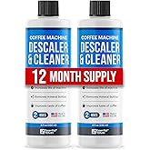 Essential Values Universal Descaling Solution for Keurig Breville Nespresso & Delonghi (4 Uses) | Coffee Machine Descaler Cle