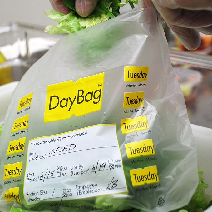 Amazon.com: DayMark Day of The Week Trilingual Portion Bag ...