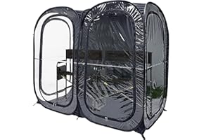 UNDER THE WEATHER WeatherPod® The Original Shark Tank Side-by-Side™ 2-4 Person Pop-Up Pod - Stay Warm, Dry, and Out of The Sun - Weather Pod for Sports, Rain, or Wind - Simple to Set Up and Tear Down
