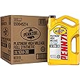 Pennzoil Platinum High Mileage Full Synthetic 10W-30 Motor Oil, 5 Quart (3 Pack)