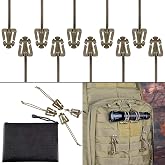BOOSTEADY 10Pcs Tactical Gear Clip Molle Web Dominators for Outdoor Hydration Tube Backpack Straps Management