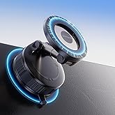 2026 Upgraded Magnetic Car Phone Holder for Magsafe, 100+LBS Ultra Strong Vacuum Suction & 3000gf Magnetic, 360° Adjustable Phone Holders for Your Car for iPhone 17 Pro Max 16 15 14 13 12 Air Plus