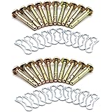 XVRTJ Parts Shop 738-04124 Replacement Shear Pin Kit for MTD Snow Throwers 714-04040 (Pack of 20)