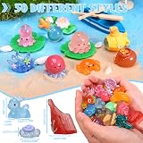 GSrenyu 50 Pcs Mini Resin Animals 50 Styles Tiny Figures view 2