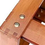 Malloom Bamboo 2-Tier Bedside Step Stool with Storage - Portable & Sturdy view 4