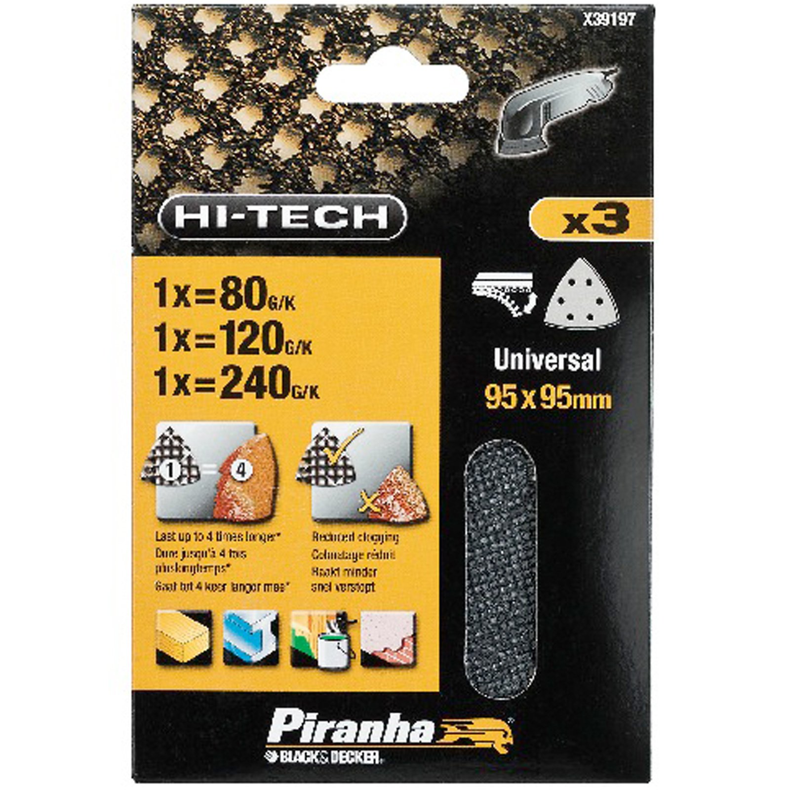 Piranha X39182-XJ 3mm 80g Detail Velcro Mesh Sheet
