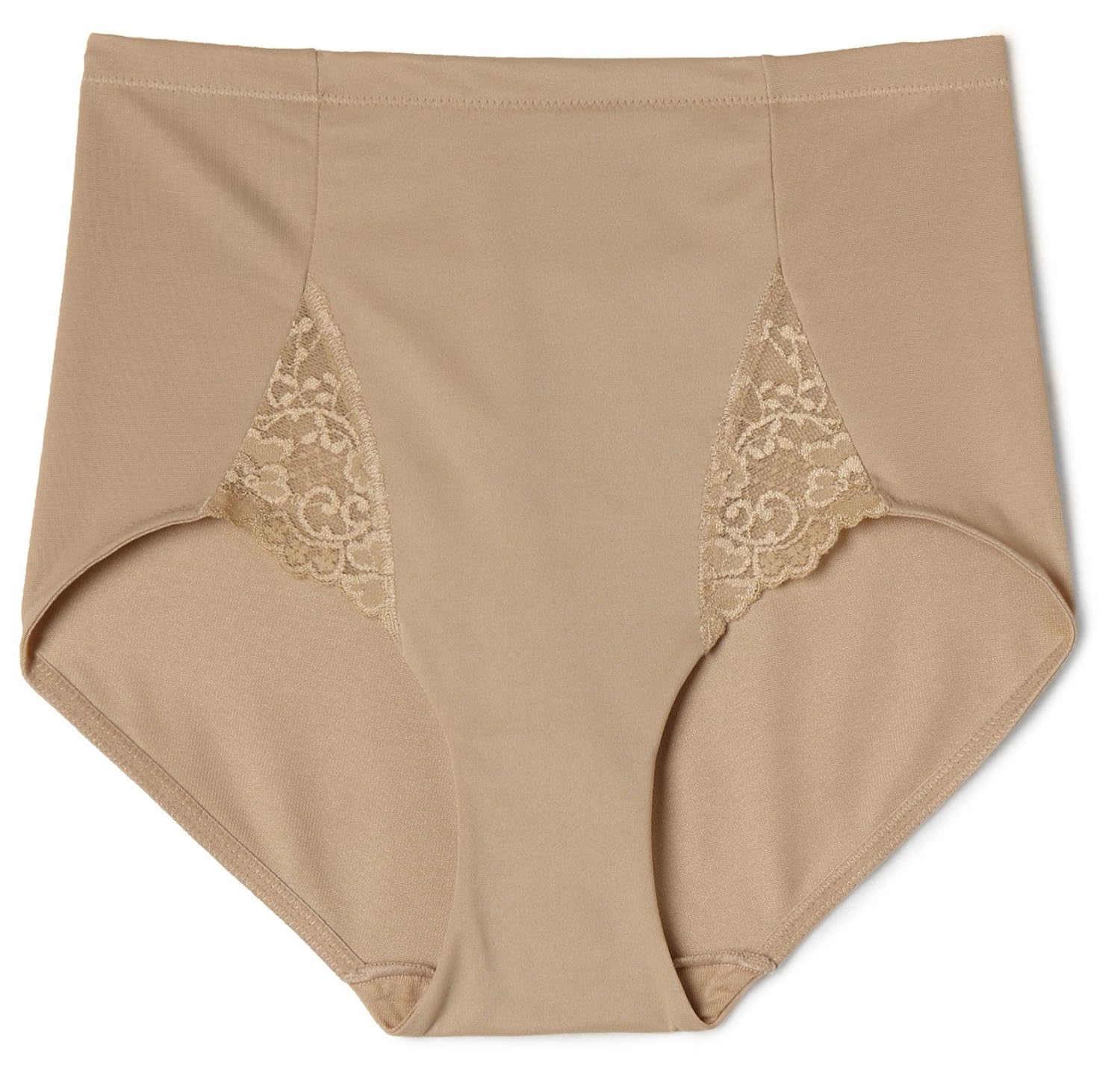 Flexees by Maidenform Women's Firm Control Lace Insert Hi Cut Brief