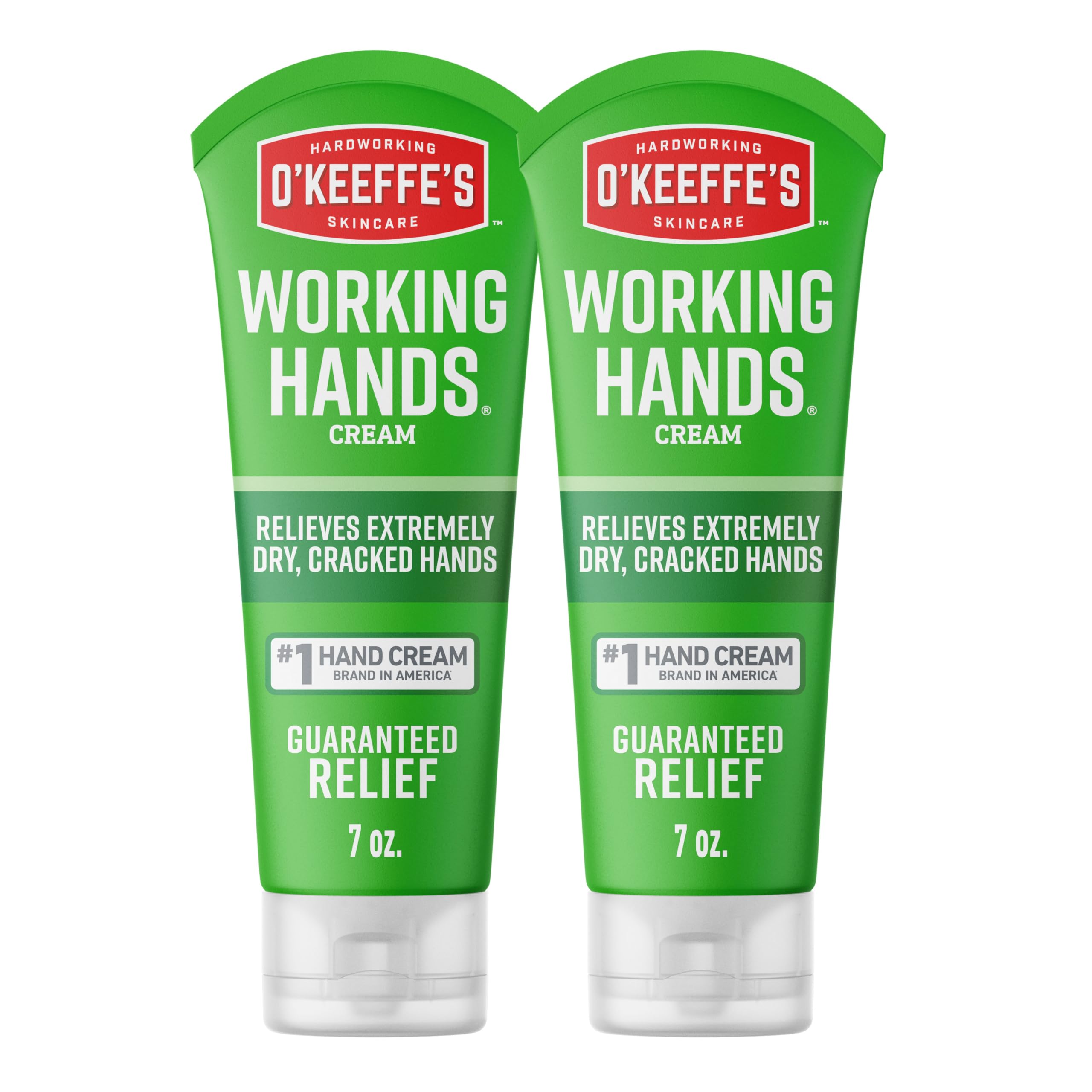Photo 1 of 1pc.   O'Keeffe's Working Hands Hand Cream for Extreme Dryness - 7 oz Tube - Repairing Skincare for Cracked, Dry Hands