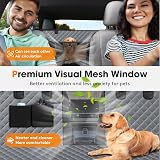 JOEJOY Dog Car Seat Cover Hammock with Mesh Window Side Protection view 2