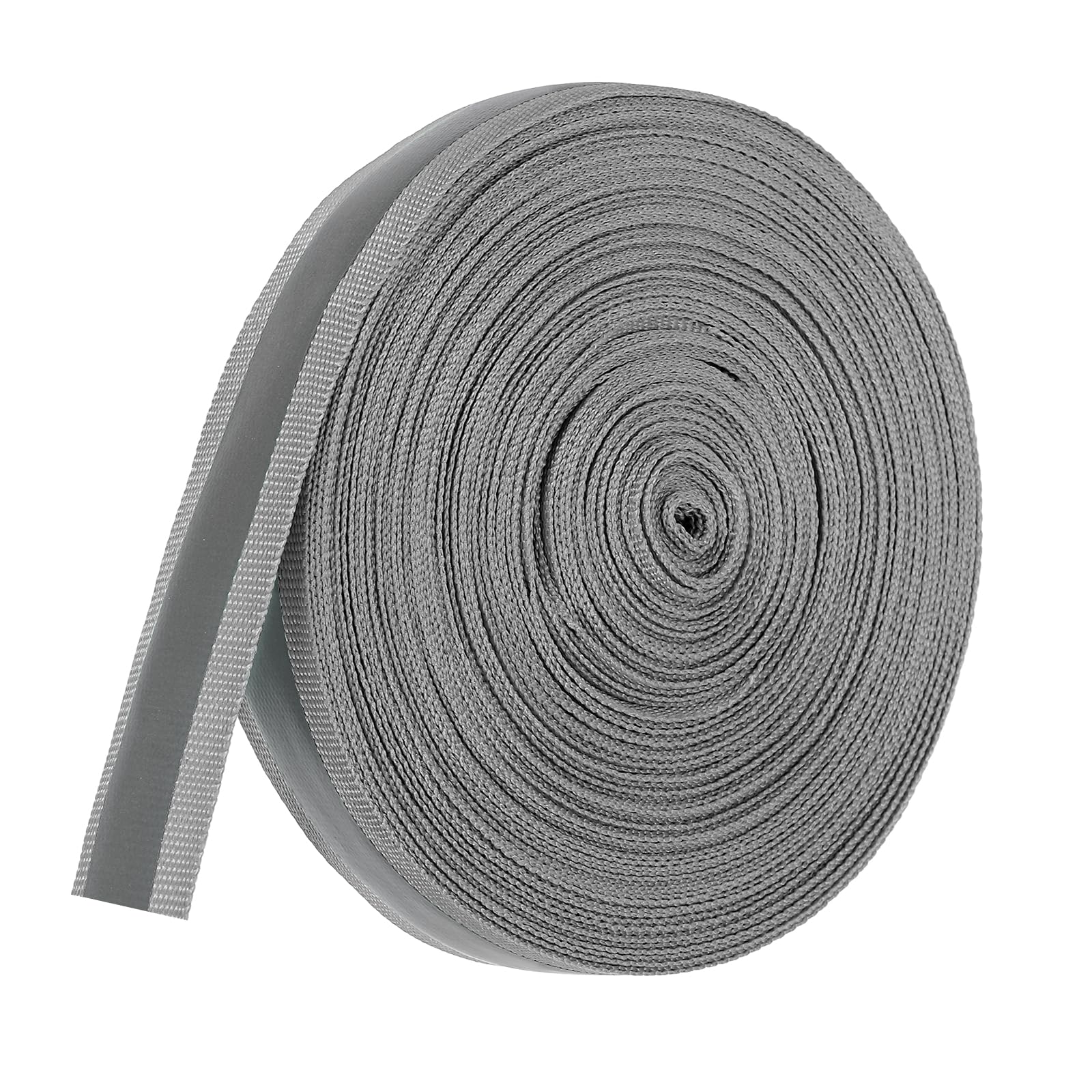 PATIKIL Reflective Tape Strip, 20mm x 22yards High Visibility Reflective Tape Sew-on DIY Warning Safety Fabric Webbing for Clothing Raincoats, Grey