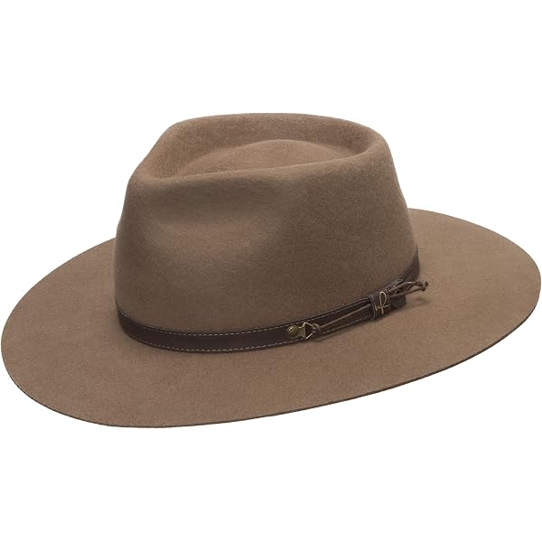 Men & Women Classic Wide Brim Fedora Hat with Black Ribbon  display picture 2