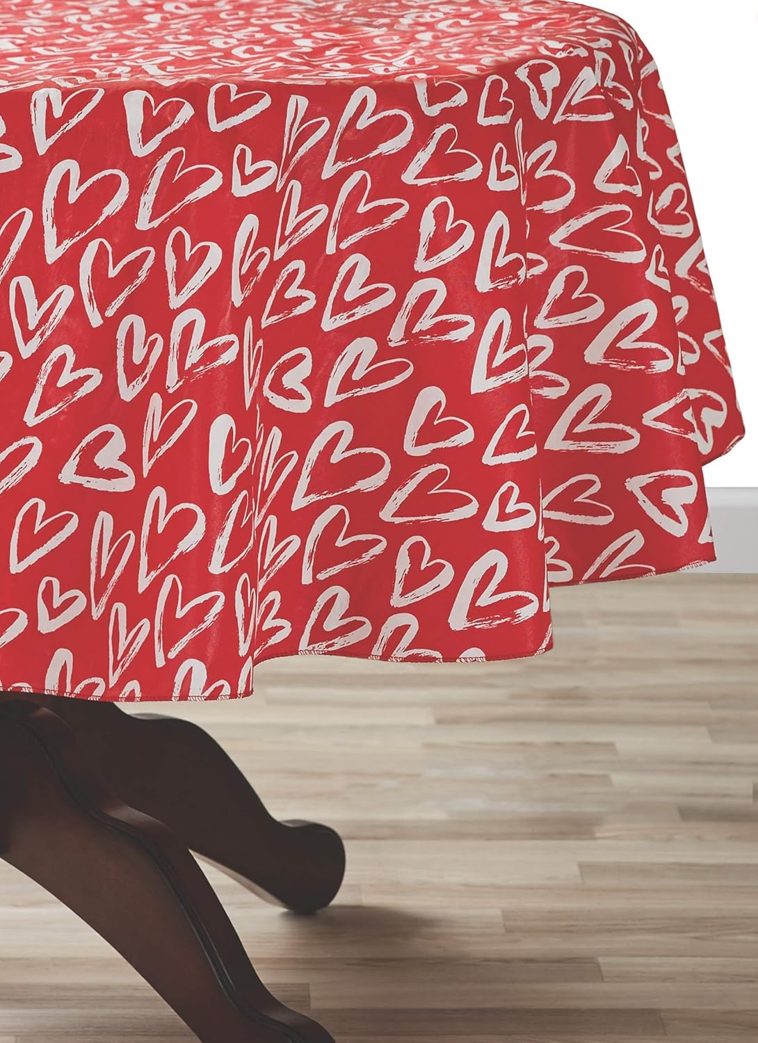 Tablecloths valentine's day hearts & love wording vinyl peva tablecloth Tablecloths Valentine's Day Hearts & Love Wording Vinyl Peva Tablecloth