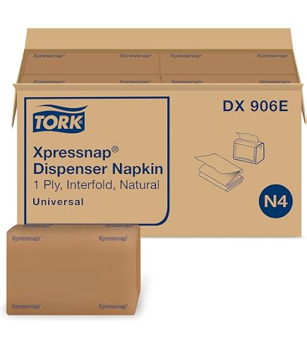 Amazon.com: Tork Xpressnap Fit Natural Dispenser Napkin N14, C