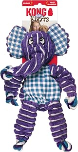 KONG Floppy Knots Knotted Rope Dog Toy Medium Large Elephant view 2