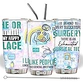 MEDROC Surgical Tech Tumbler - Stainless Steel 20oz Straw Lid, Surgical Tech Week Gifts For Women Men, OR Technologist Gifts Bulk For Coworker Scrub Staffs Coffee Cups (ST03)