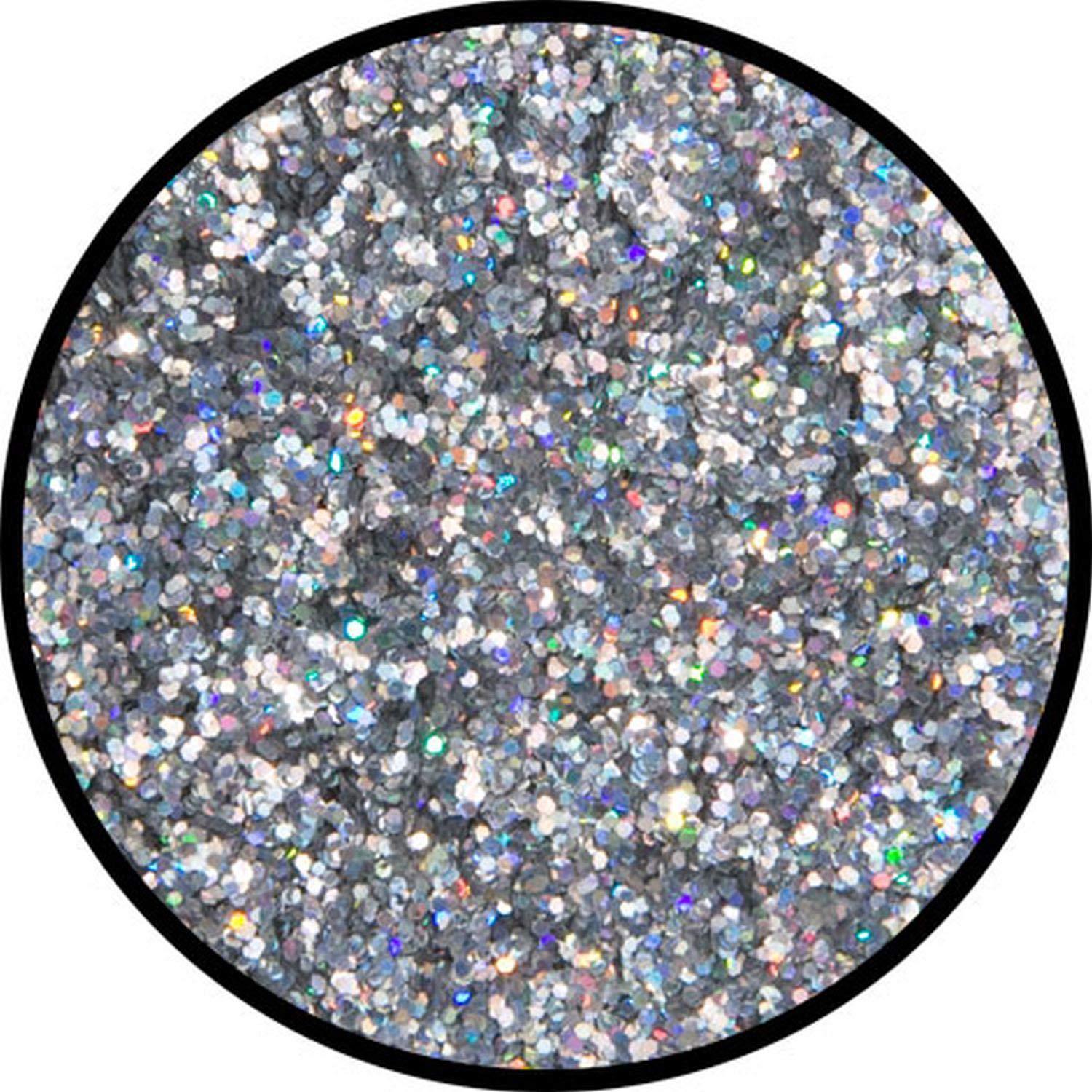 Face Glitter - Holographic Silver - Medium