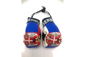 Red Hat Ent Hanging Car Mirror Mini Boxing Gloves