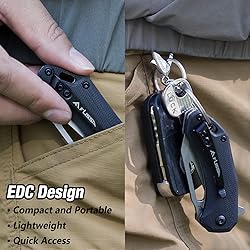 FLISSA Mini Pocket Knife, Folding EDC Knife, 2.5