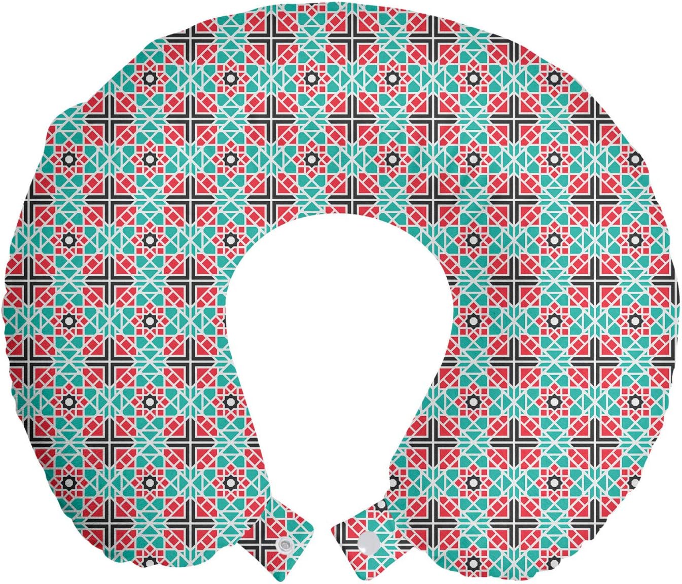 Amazon.com: Ambesonne Azulejo Travel Pillow Neck Rest, Portuguese