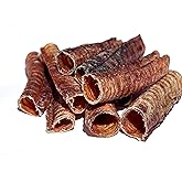 BULLY PALS - 6 inch Beef Trachea Dog Dental Chews - 10 Pack - All Natural, Single Ingredient, Dehydrated Dog Treats