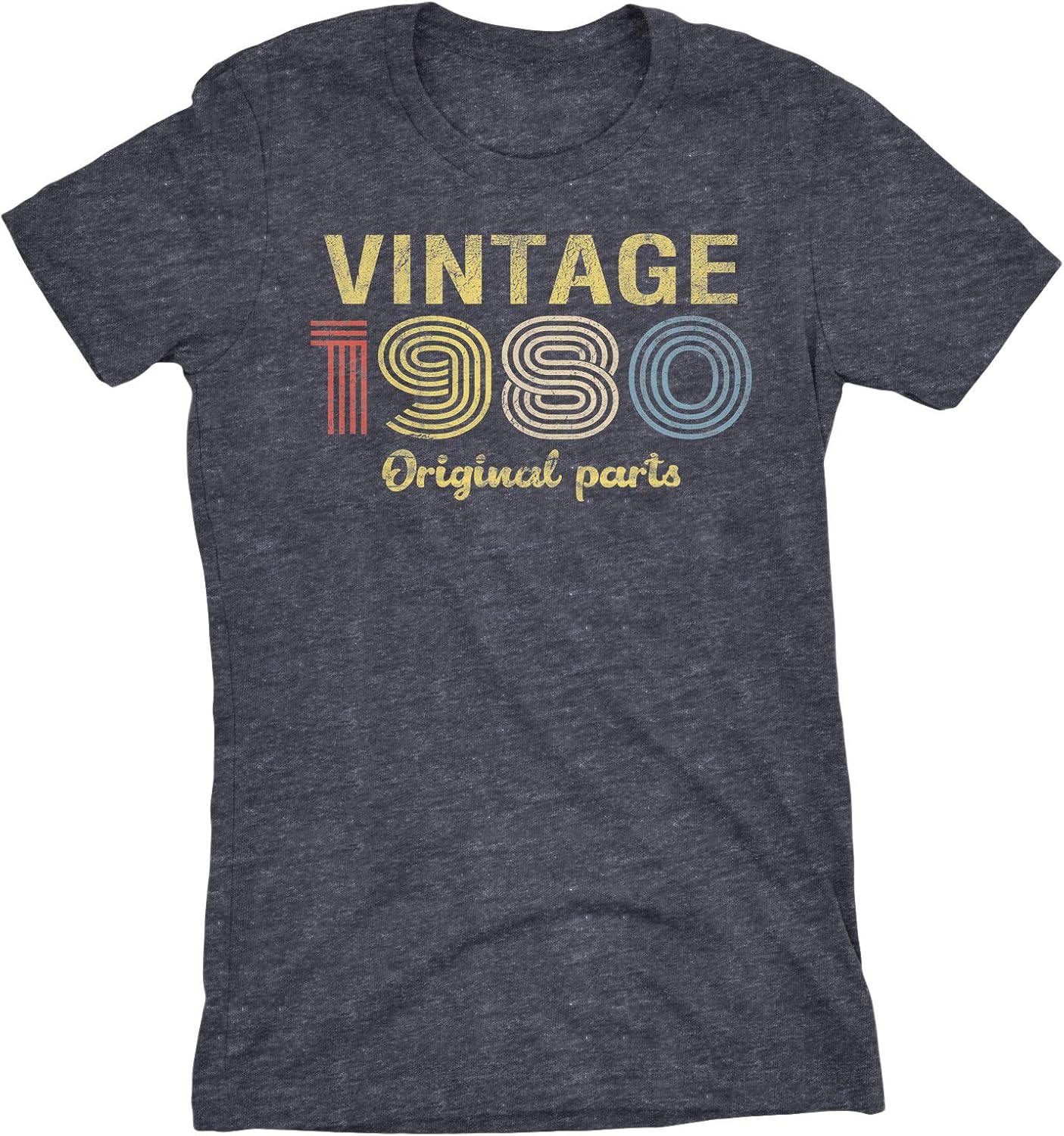 40th Birthday Gift Womens Shirt - Retro Birthday - Vintage 1980 Original Parts