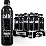 blk. Natural Mineral Alkaline Water, ph8+ Bioavailable Fulvic & Humic Acid Extract, Trace Minerals, Electrolytes, to Hydrate,