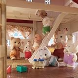 Sylvanian Families 5716 Red Roof Country Home Secret Attic Playroom Dollhouse view 5