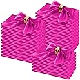 Horbaunal 100 Pack Satin Napkins 17" X 17" Square Dinner Napkins With Elegant Lace Soft Cloth Napkins For Parties Weddings Events Baby Blue