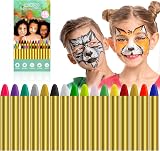 ACWOO 16 Colors Face Paint Crayons Kit Non-Toxic Safe for Kids