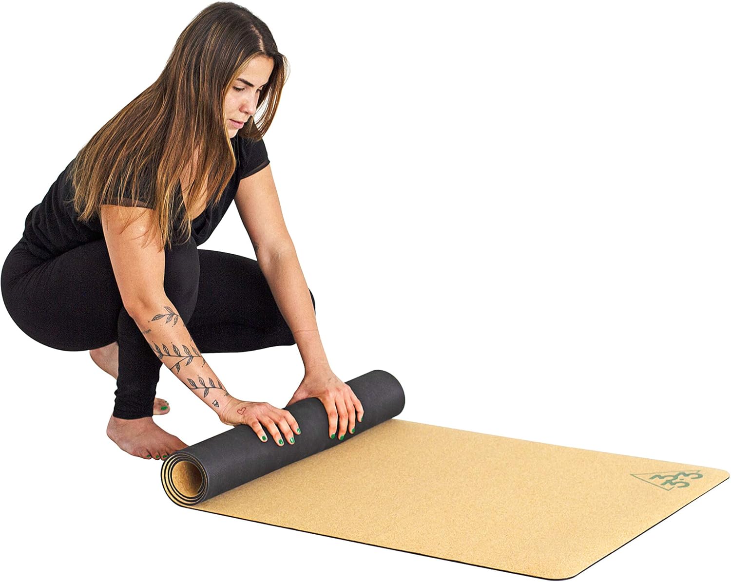 extra long cork yoga mat