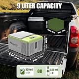 Alpicool C9PT 9L Car Fridge Freezer DC 12V Portable Mini Cooler view 5