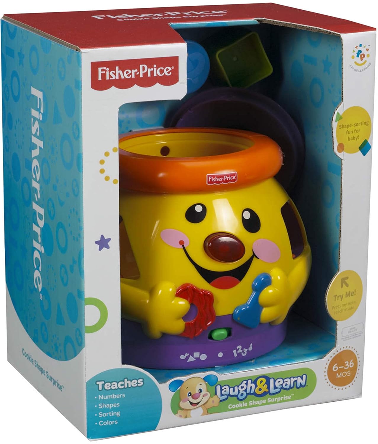 Laugh FisherPrice & Surprise Shape Cookie Learn Shape & Color Sorters