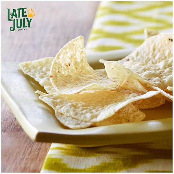 LATE JULY SEA SALT ORGANIC TORTILLA CHIPS, 14.75 OZ BAG