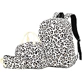 Yusudan Girls School Backpack Set, Kids Teens School Bag Bookbag with Lunch Bag Pencil Bag