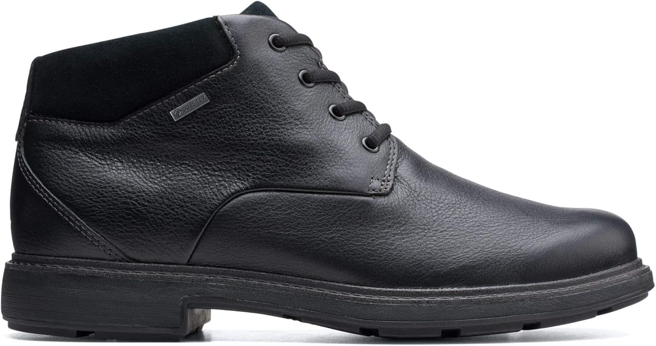Clarks Un Tread Up GoreTex 2 Leather Boots in Black Amazon.co.uk