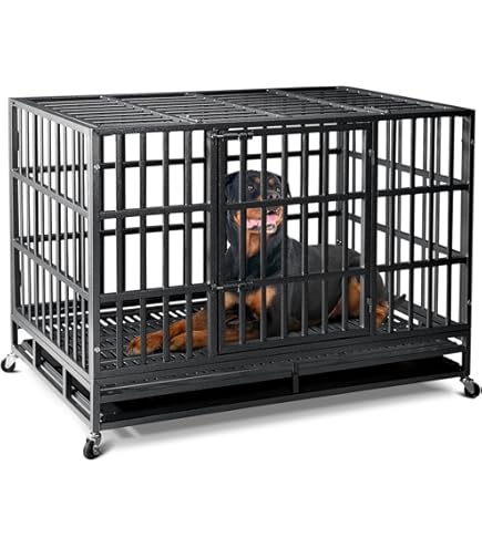 Lauren&Harold 38 Inch Heavy Duty Dog Crate Furniture For