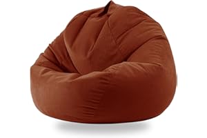 ENBAOHUI 3 Ft Bean Bag Chair Cover (No Filler) Stuffed Animal Storage Bean Bag Cover For Pets Dogs/Cats Bed Corduroy Stuffed for Organizing Plush Toys