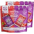 Nature's Garden Probiotic Variety Pack Yoggies 21oz (30 x 0.7oz) Pack of 2 (Strawberry Yoggies 15x0.7 oz +Mixed Berry Yoggies 15x0.7 oz) Yogurt Covered Fruit Snacks, High Fiber, Real Fruit Pieces, Office Snack Variety Packs For Adults, Gluten Free