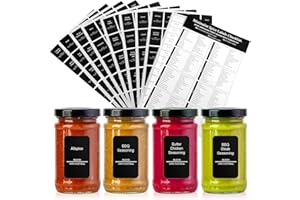 Qianyu 275 Pcs Pantry Labels with 71 Expiration Date Stickers 16 Blank Ones for Food Containers Preprinted Stickers for Kitchen Pantry Containers Jars Minimalist Kitchen Labels for Organizing