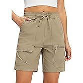 Libin Women's Hiking Shorts Cargo Shorts Casual Travel Quick Dry Water Resistant Lightweight