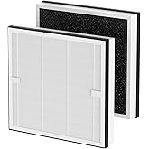 Europa Replacement Filter Compatible with Afloia Europa Air Purifier, 3-in-1 HEPA Filter Suitable for Pet Hair Dander Odor Dust Smoke Pollen, 2-Pack