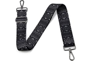 LVYOUME Purse Strap Gold Hardware Replacement Crossbody Bag Strap, Wide Adjustable Shoulder Strap