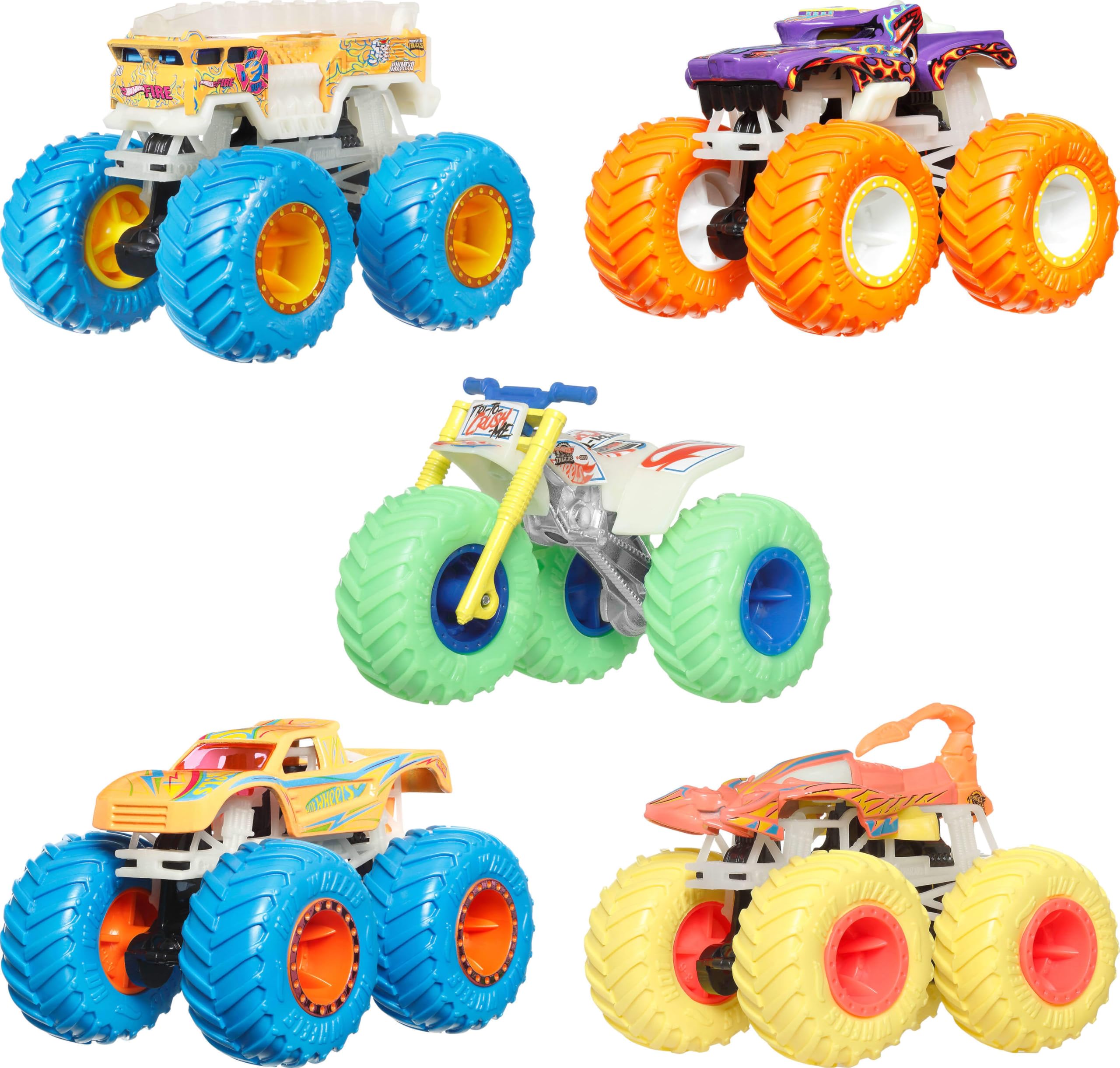 HOT WHEELS Monster Truck Glow in the dark JFX08