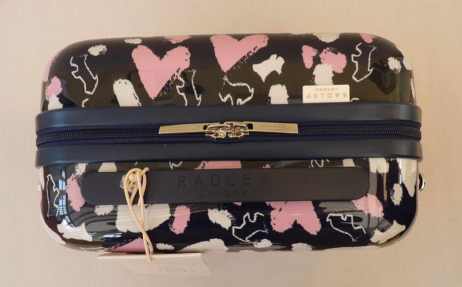 radley splodge dog suitcase