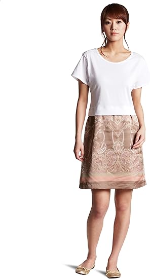 Amazon ビューティ ユース ユナイテッドアローズ Beauty Youth United Arrows スカーフドッキングワンピース 01 White Free ワンピース チュニック 通販